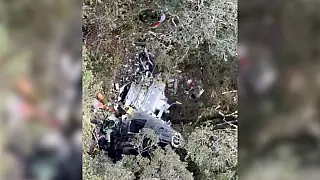 Aeronave de Campo Grande localiza helicóptero que caiu e matou cantor Rick em SC