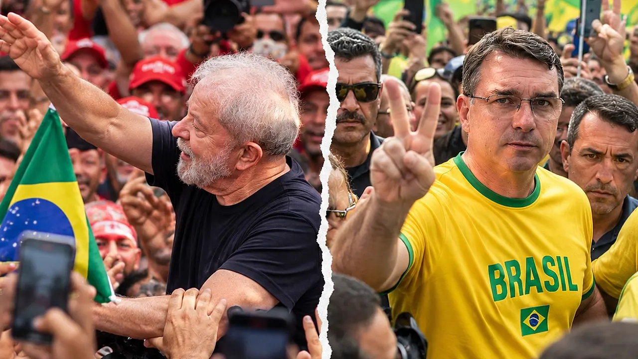 BTG/Nexus: às vésperas da eleição, Flávio tem 51% de rejeição e Lula, 48%