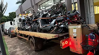PF prende cinco pessoas e apreende 32 motos elétricas em Dourados