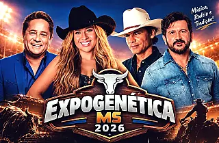 Expogenética MS 2026 amplia programação e confirma atrações musicais; confira a programação completa