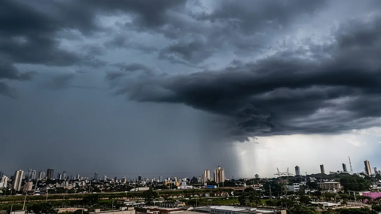 Inmet emite alerta laranja para tempestades em MS e outros estados do Centro-Oeste e Sudeste